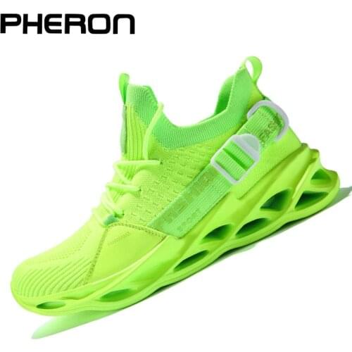 Sneakers Men Mesh Breathable Running Sport Shoes Unisex Light Soft Thick Sole Hole Couple Shoes Athletic Sneakers Women Shoes