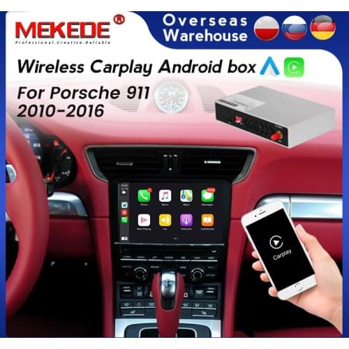 MEKEDE Wireless Apple Carplay For Porsche 911 2010-2016 PCM3.1 Android Auto Car Play Adapter support Mirror Lin-k