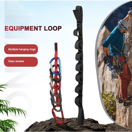 Xinda Climbing Nylon Rope Hanging Strap Locking Backpack Belt Connection Sling Mountaineering Climbing Equipment
