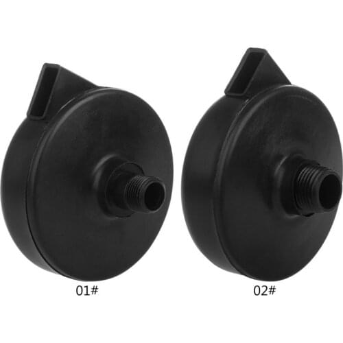 2021 New 16/20mm Black Plastic Male Threaded Exhaust Noise Muffler Air Filter Silencer Compressor
