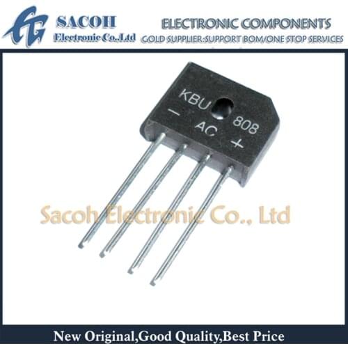 Free Shipping 10Pcs KBU808 or KBU810 or KBU807 or KBU806 or KBU805 or KBU804 KBU803 KBU802 KBU801 DIP-4 8A 800V Bridge Rectifier