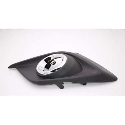 1Pcs Left Side Chrome Front Fog Lamp Cover With Nickel Ring Trim Fog Light Bezel For Mazda 3 Axela 2014