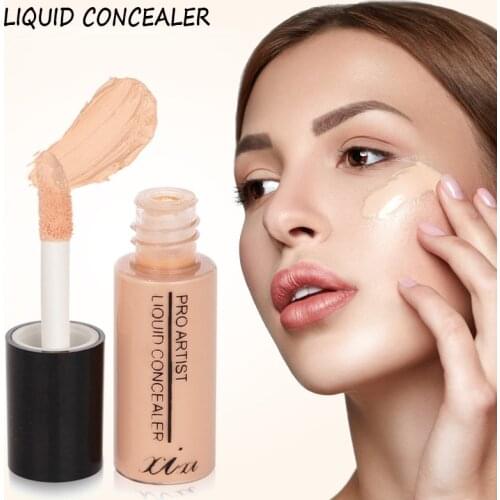 Full Cover Liquid Concealer Makeup Eye Dark Circles Cream Face Corrector Waterproof Make Up Base Foundation Cosmetic