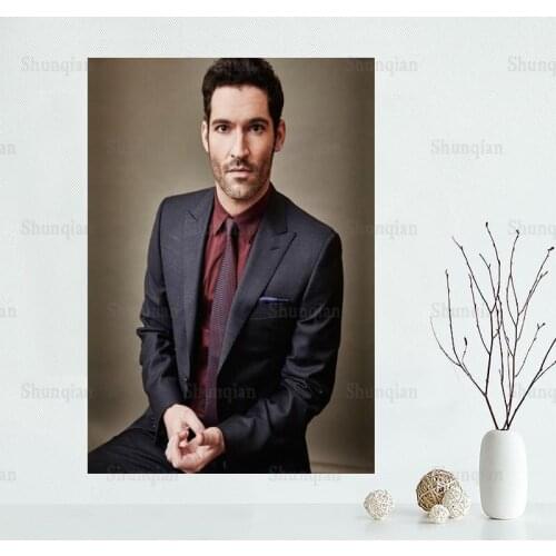 Tom Ellis Poster Custom Satin Poster New Arrival Print Cloth Canvas Fabric Wall Poster No Frame Bedroom Home Decoration 0508
