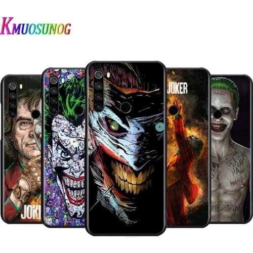 Cool Clown For Xiaomi Redmi Note 4 4X 5 5A 6 7 8 8T 9S/T 10 10S 5G Global version Por Max Black Silicone Soft Phone Case