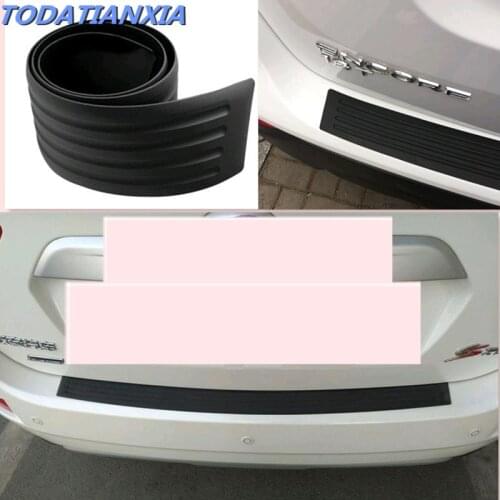 Rubber Car Rear Guard Bumper Protector Sticker FOR kia sportage 4 nissan note kia soul lada xray jetta 6 lacetti cruze audi a6