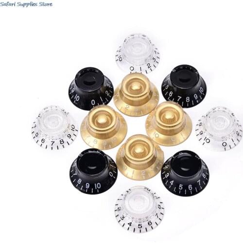 4pcs Guitar Knobs Speed Control Volume Tone for Guitar Replacement Accessories Volume Button Cap