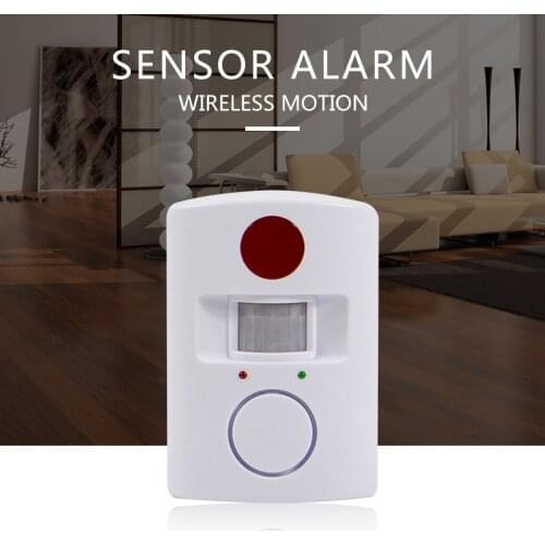 Home Security PIR MP Alert Anti-theft Motion Detector Infrared Alarm Sensor Monitor Wireless Alarm System+2 Remote Control