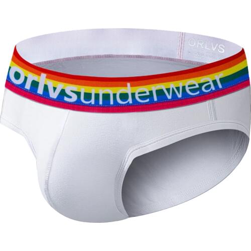 ORLVS Mens Underwear Men Sexy Briefs Jockstrap Pouch Cuecas Man Cotton Panties Thongs Mesh Underpants Gay Slip Homme Srting