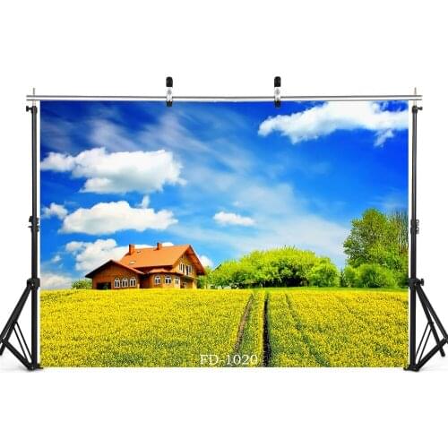 Vinyl Photography Backdrop Field House Photo Background for Photo Studio Children Kids Baby Shower Newborn Kids Photo Studio