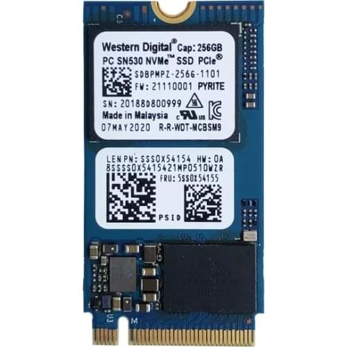 Western Digital SN530/LENOVO AM620/SAMSUNG PM991 M.2 2242 solid state drive NVME 256G notebook hard drive