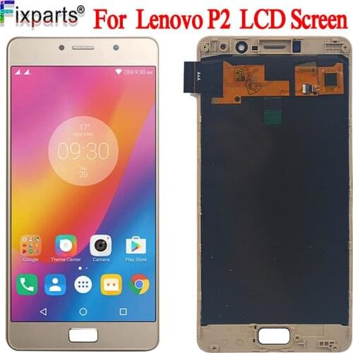5.5" Amoled LCD For Lenovo P2 P2c72 P2a42 Display Touch Screen Digitizer Panel Assembly Replacement Parts For Lenovo P2 LCD