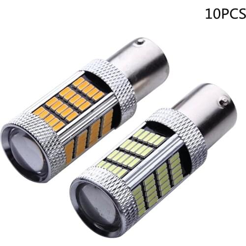 10PCS BA15S P21W 1156 4014 92smd 1157 BAY15D BAU15S Reverse lights turn signal Led Car Tail Bulb Brake Lights auto Daytime Light