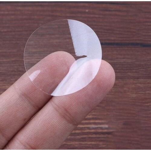 13mm-50mm diameter Transparent Round DIY Multifunction Sticker for Gift Packing Cute Round Clear Gift sealing stickers label
