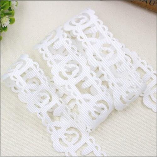 1572961 , hot 28mm hollow flowers solid Grosgrain ribbon, DIY handmade materials,Clothing accessories,Gift Wrapping