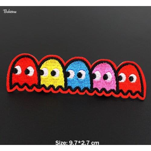 DIY Accessory Clothes Patches Hot Iron on Badge Sewing Embroidered Stickers for Jacket Jeans Shoes Decoration Applique