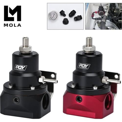 AN10 EFI Fuel Pressure Regulator ( 0-160psi Gauge )-10AN 10/10/6 Inlet & Return Ports For BMW E30 M20 6cy with sticker