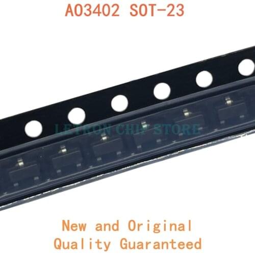 100PCS AO3402 SOT-23 A29T SOT23 SMD MOSFET new and original IC Chipset