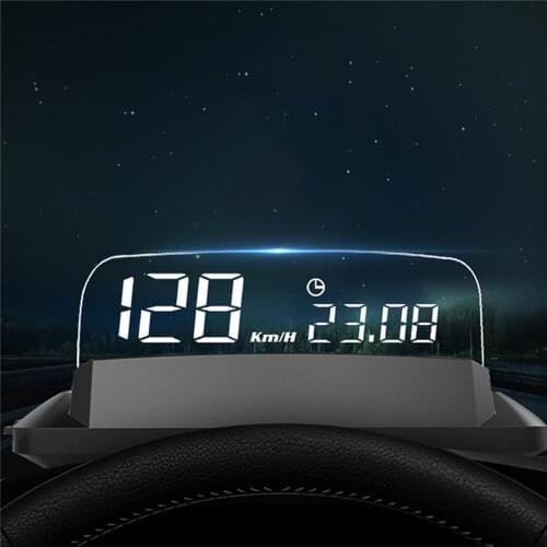 The 5" Head-up Display of OBD2 HUD Car Digital Electronics GPS Speedometer Speeding Warning Auto Accessories