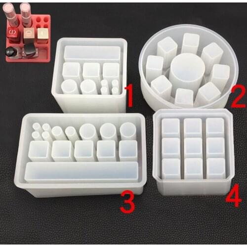 DIY Crystal Drip Mouth Red Fine Storage Box Drop Mold Pendulum Table Ornament Decorative Storage Mould 18074