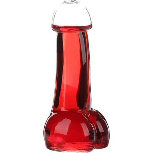 Penis Shaped Cocktails Home Wine Glass Drinking Ware Cup Hen Night Party Bar