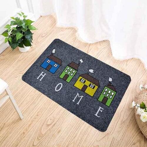 Printed Home Door Mat Rug Floor Mat for Living Room Non-Slip Carpet Kitchen Bathroom Mat Kids Room Tapete Water Absorption Mat