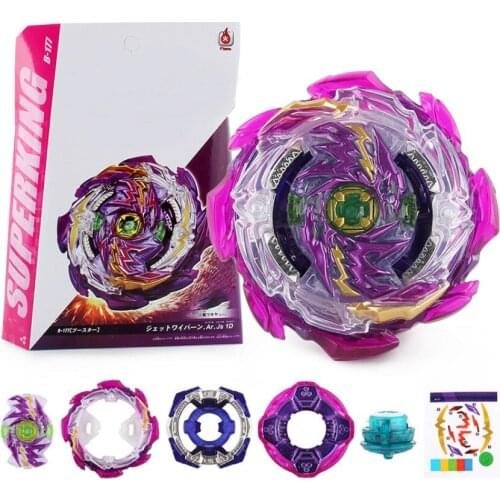 Bayblade Toys Spinning Top B177 Jet Wyvern SuperKing Booster B-177 for Children Toys With Two-Way Pull Wire Launcher