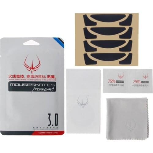 4 Sets/Pack Original Hotline Games Competition Level Mouse Feet Mouse Skates Gildes for Razer DeathAdder 2013 Mouse 0.6mm
