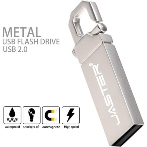 JASTER Metal real capacity usb 2.0 4G 8G 16G Pen Drive 32G Memory creative usb flash drive gift usb stick