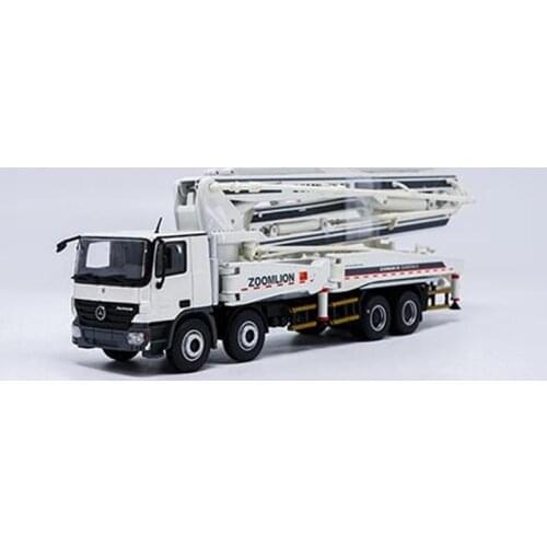 Original 1:50 ZOOM LION ZLJ Series 52m Concrete Pump metal model for gift, collection