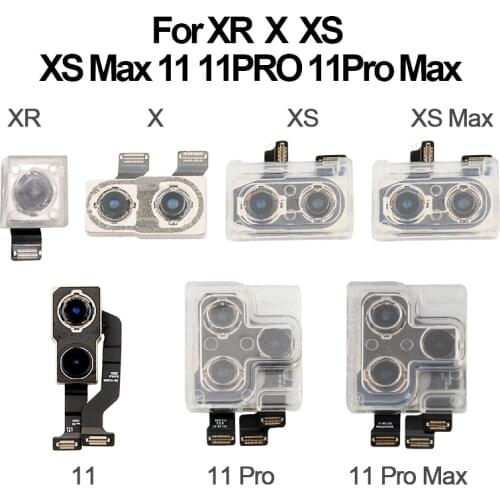 Original Test Back Rear Camera With Flash Module Sensor Flex Cable For iPhone X XR XS 7 7 Plus 8 Plus XS MAX