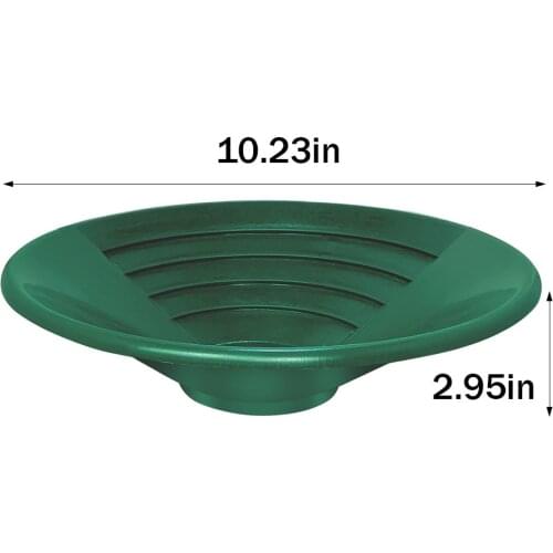 Original SPYONWAY 10 Inches Gold Panning Kit New Green Plastic River Tool Nugget Gold Mining Panning Equipment/Tools Promotion