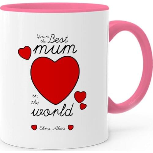 Personalized Best Mother Pink Mug Cup-8 Reliable Modern Simple Gift Special Design Good Quality Surprise Dear Drink coffee