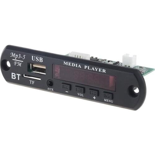 Bluetooth 1080P Wireless Audio Decoder Board Support WAV MP3 Decoders with Stereo TF Card / U Disk for Family Car / Home DVD