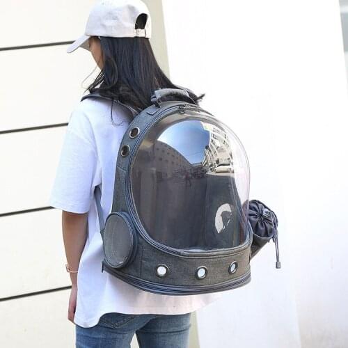 Air New Pet Supplies Capsule Cat Bag Pet Bag Space Bag Portable Transparent Cat Backpack cat carrier