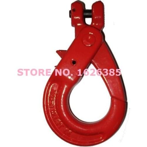 8--31.5Ton G80 clevis self-locking hook industrial grade lifting rigging hardware forged alloy steel hoist crane winch chain