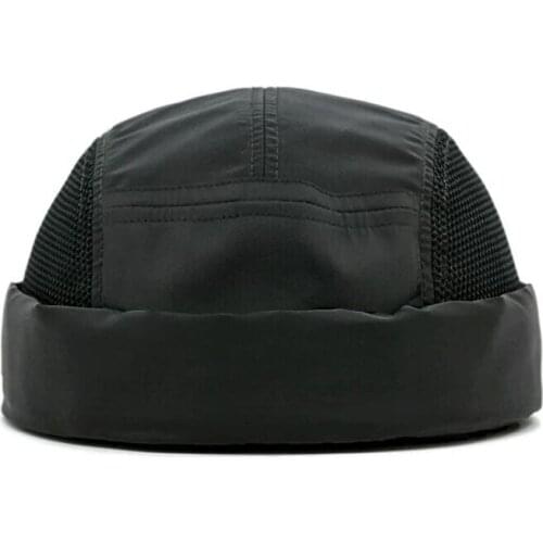 Clape Unisex Brimless Hat Mesh Breathable Cap Sailor Cap Quick Dry Skullcap Beanies Hat Hip Hop Cap Casual 5 Panel Pumpkin Hat