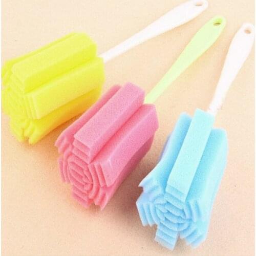 Kitchen Cleaning Tool Sponge Brush For Wineglass Bottle Coffe Tea Glass Cup Mug