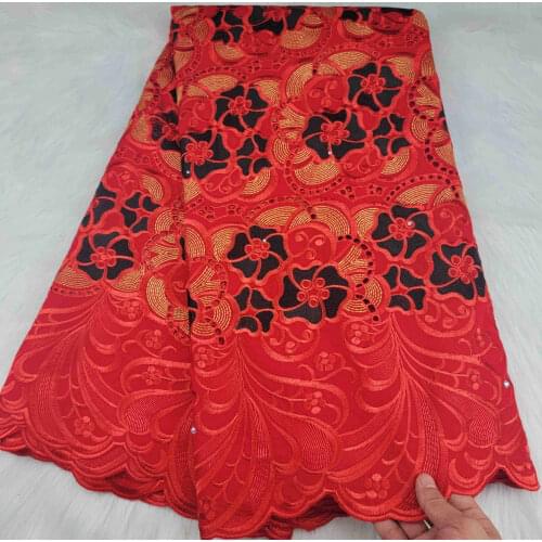 Dubai Fabric 100% Cotton Swiss Voile Lace In Switzerland African Lace Fabrics 2020 High Quality Lace 5yards/lot