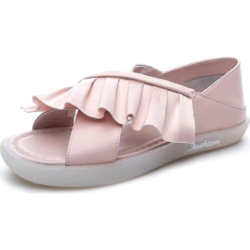 Whoholl Women Slipper Pineapple Pearl Flat Toe Bohemian Casual Shoes Beach Sandals Ladies Shoes Platform Sandalias De Mujer 2020