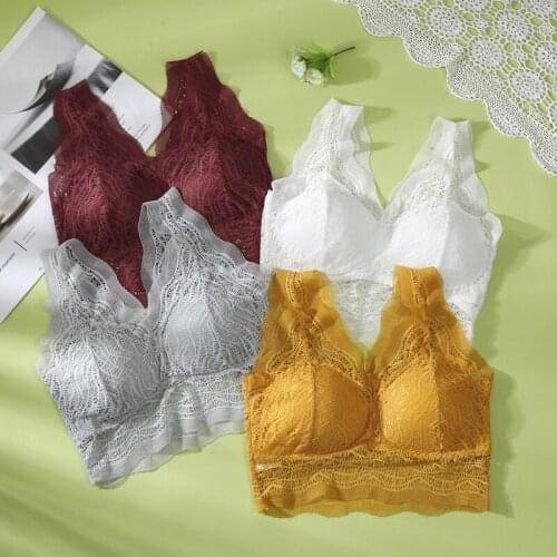 Womens Bodysuit Underwear For Summer Backless Bra With Sexy Lingerie Hollow Out Corset Lace Push Up Bra Bralette Plus Size