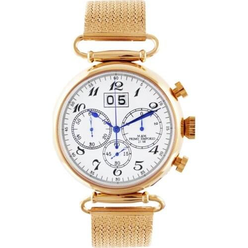 Chronograph watch M & Ms first general store Luxury 1046KWRT