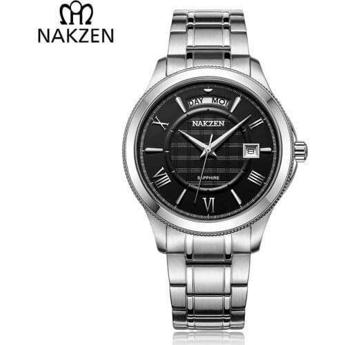 NAKZEN Luxury Brand Men Watches Business Classic Dress Mens Quartz Wirst Watch Male Clock Relogio Masculinoc erkek kol saati