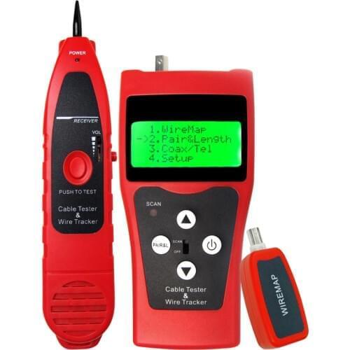 Digital Cable Tester Multi-functional Network LAN Ethernet Wire Tracker Telephone Line Coax 5E 6E Tester