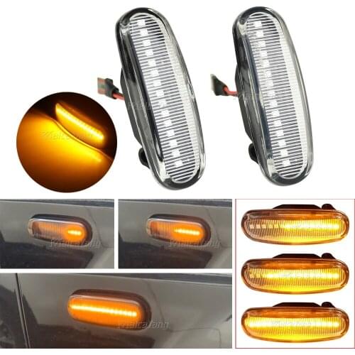 Dynamic LED Turn Signals Side Lights for Punto Doblo Fiorino Grande Punto Idea Multiple Line Panda Qubo Stilo Bipper Nemo Musa