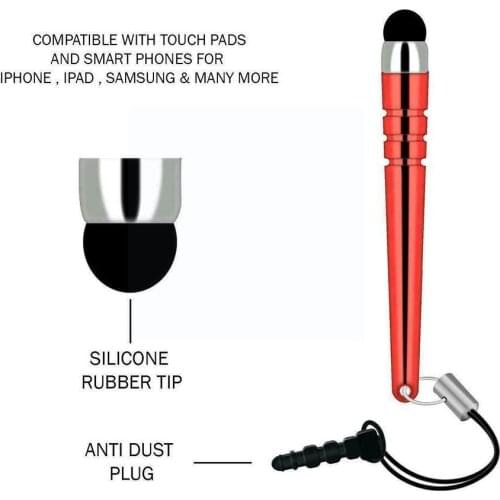 Long Stylus Pen With Anti Dust Plug Universal Long Pen For Smart Screen Capacitive Phones Tablets Pens Cell E8C6