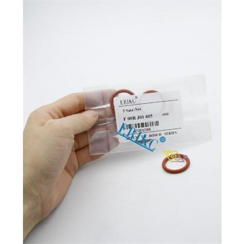 ERIKC Spare Parts F00RJ01605 Silicone Rubber O-Ring F00R J01 605 Sealing O Ring F 00R J01 605 for 120 Series Injector