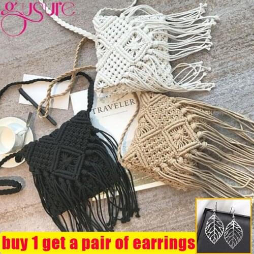 Gusure Fringed Bags For Women
