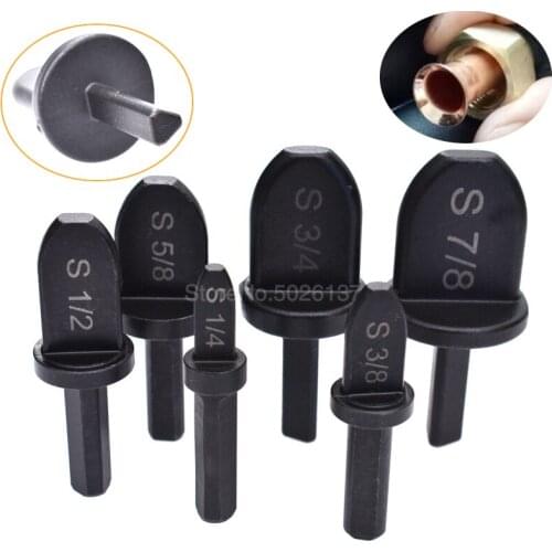 6PCS Imperial Tube Pipe Expander Support For Air Conditioner Conditioning Swaging Tool Refrigerator Copper Expanders Install