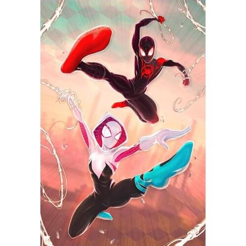 Canvas Painting Disney Marvel Avengers SpiderMan Print Poster Superhero VENOM Movie Spider Verse Art Picture Home Decoration